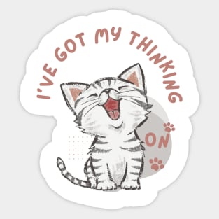 Cat fun Sticker